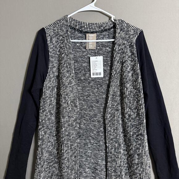 Anthropologie Dolan sz S gray black open cardigan NWT - Picture 2 of 9